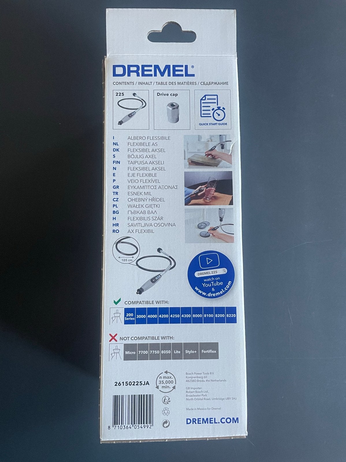Dremel Flexible Shaft 225 - Nieuw in doos, Ophalen of Verzenden, Nieuw