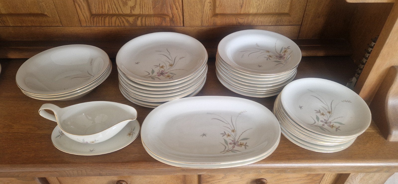 Vintage Bavaria Eschenbach servies - motief Wiesbaden, Ophalen, Gebruikt, Porselein, Overige stijlen