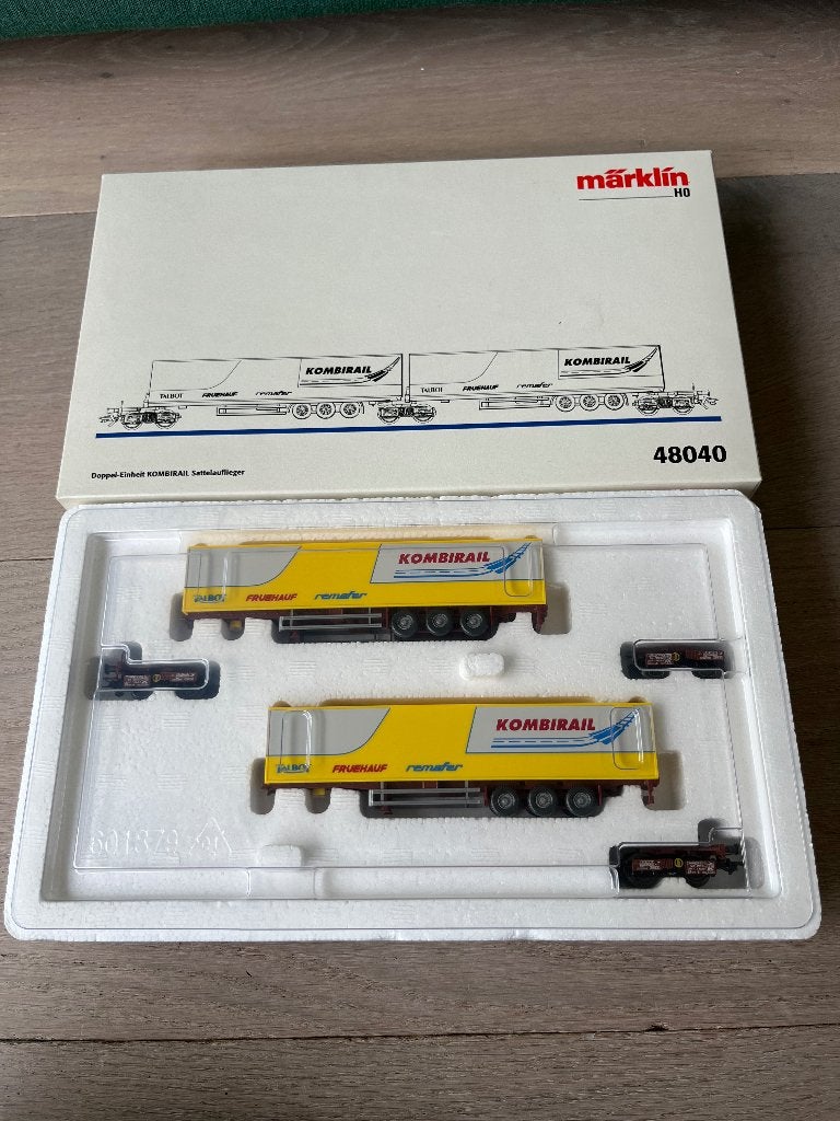 Marklin 48040 ho set wagons Kombirail nieuwstaat, Wisselstroom, Treinset, Verzenden, Nieuw