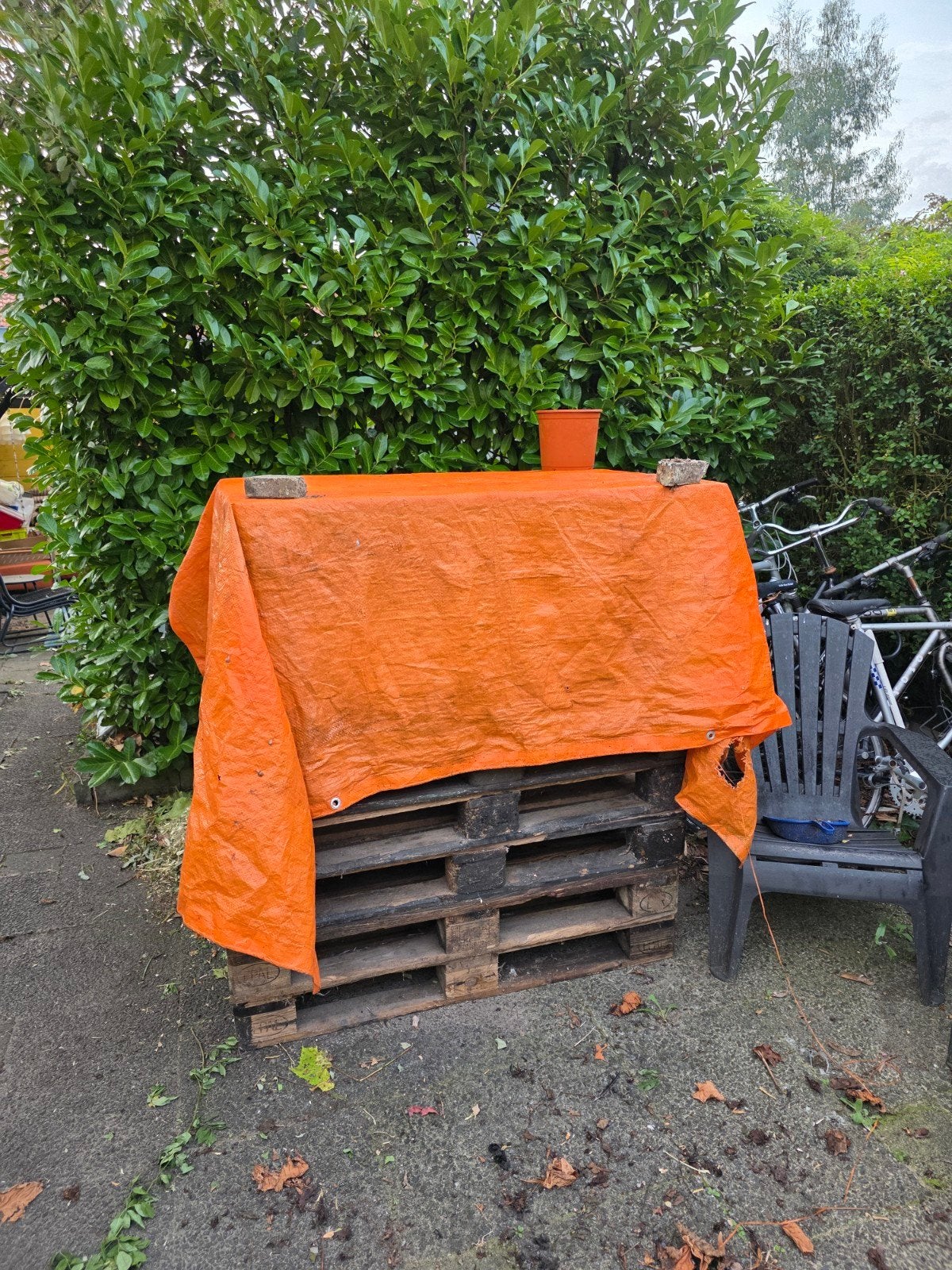 Euro pallets Gratis, Tuin en Terras, Ophalen, Gebruikt
