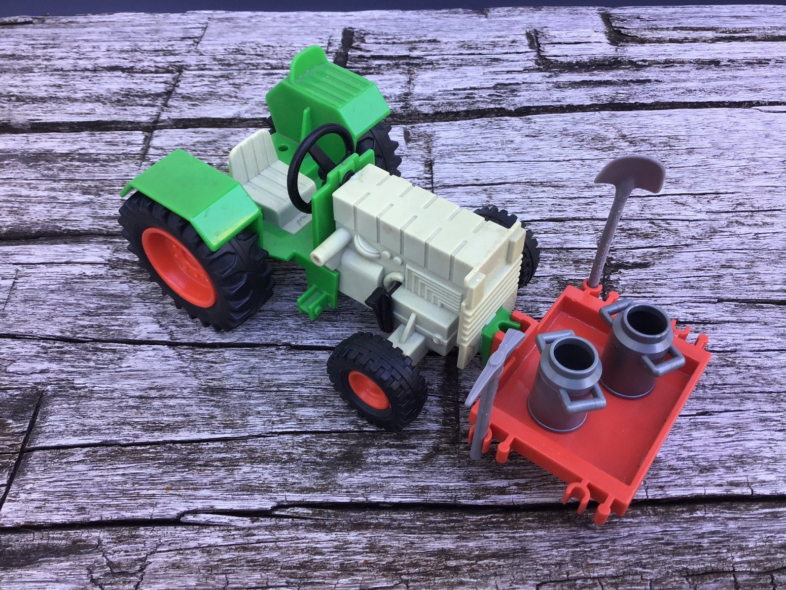 Vintage Playmobil 1974 - tractor, Kinderen en Baby's, Speelgoed | Playmobil, Ophalen of Verzenden, Zo goed als nieuw
