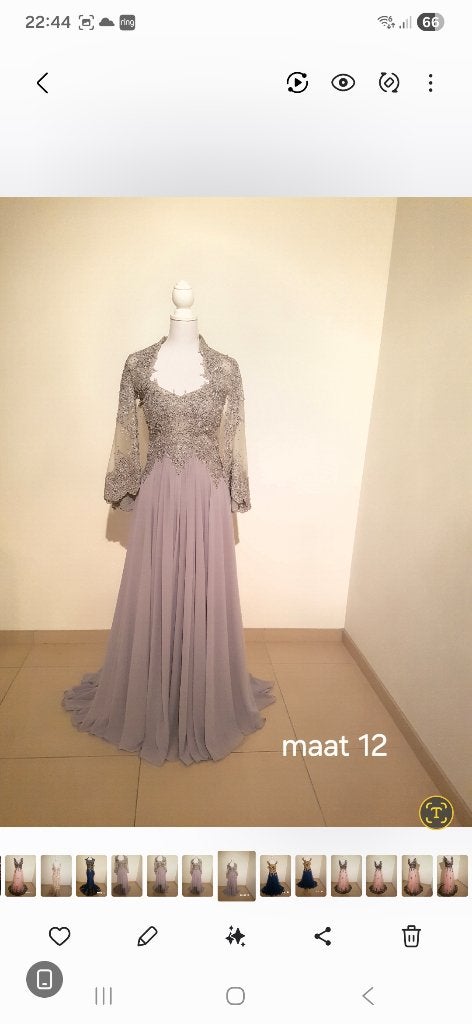 Jurk, Kleding | Dames, Maat 38/40 (M), Nieuw, Ophalen of Verzenden, Grijs