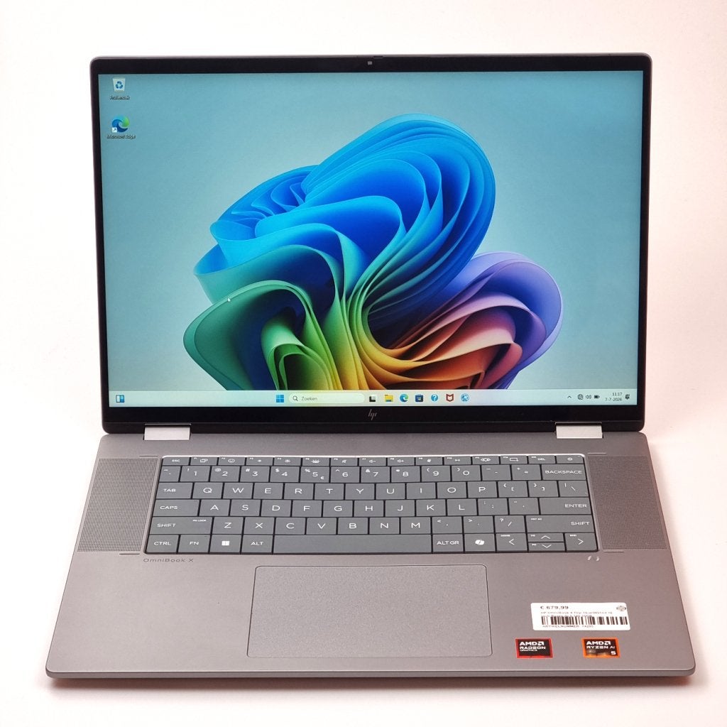 HP OmniBook X Flip 16-ar0851nd 16 Inch Ryzen AI 5 340 16GB, Computers en Software, Windows Laptops, HP, Zo goed als nieuw, Support@hp.com