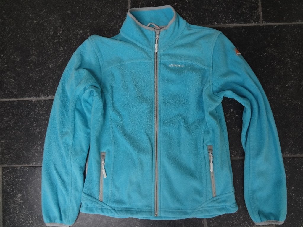JAS: Fleece jasje maat 164, blauw, merk van IcePeak., Meisje, Ophalen of Verzenden, Zo goed als nieuw, Icepeak