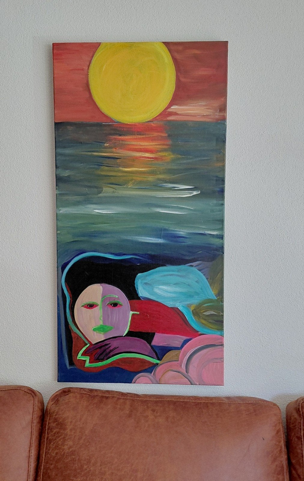 Schilderij ONDERWATER 100x60, Huis en Inrichting, Ophalen, Nieuw, Schilderij, 75 – 100