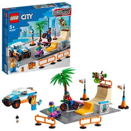 Lego City Skatepark (60290), City, Inclusief accessoires, Lego, Nieuw