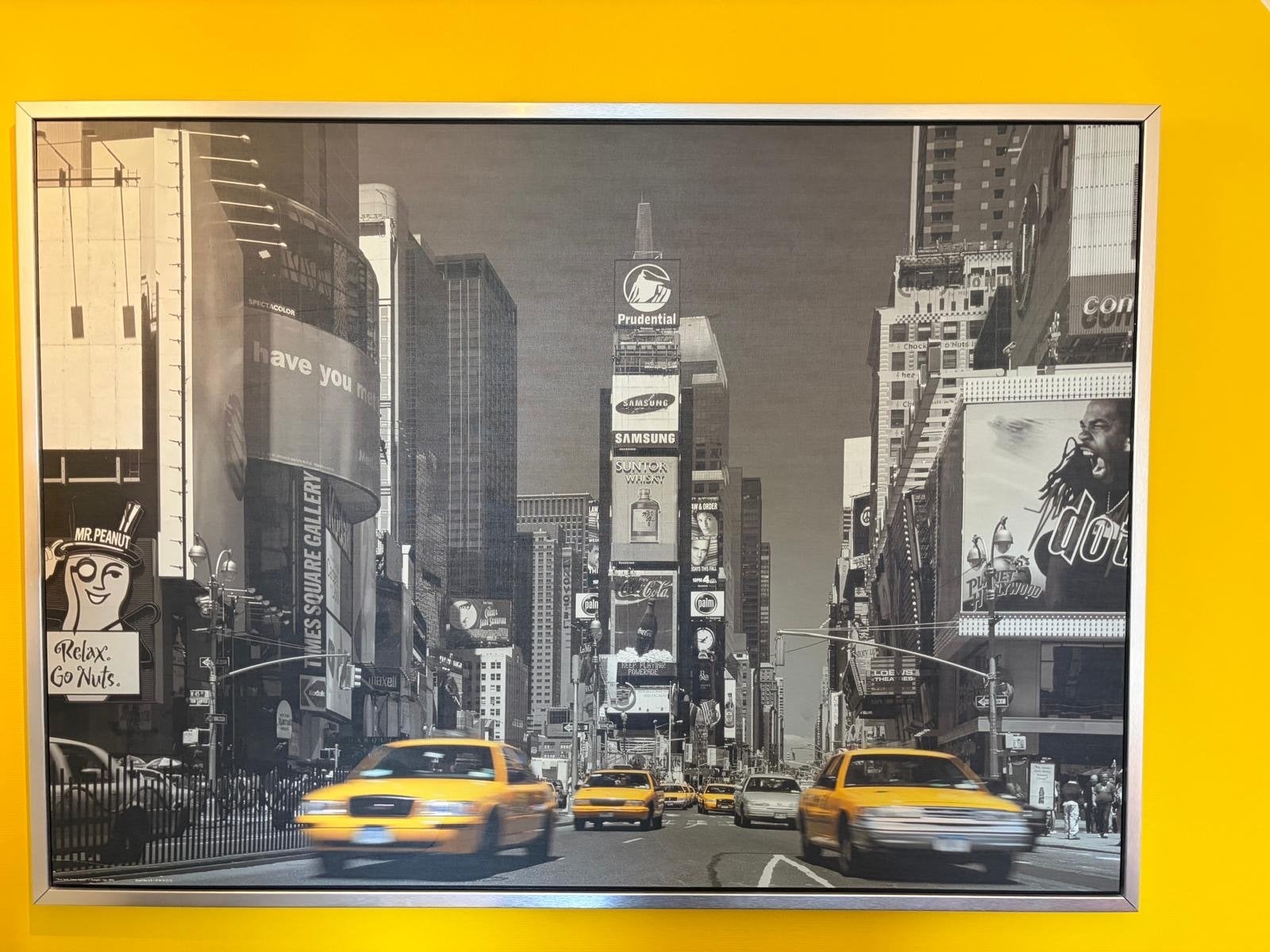 Times Square New York Canvas Schilderij, Ophalen, 50 – 75, Zo goed als nieuw, Schilderij