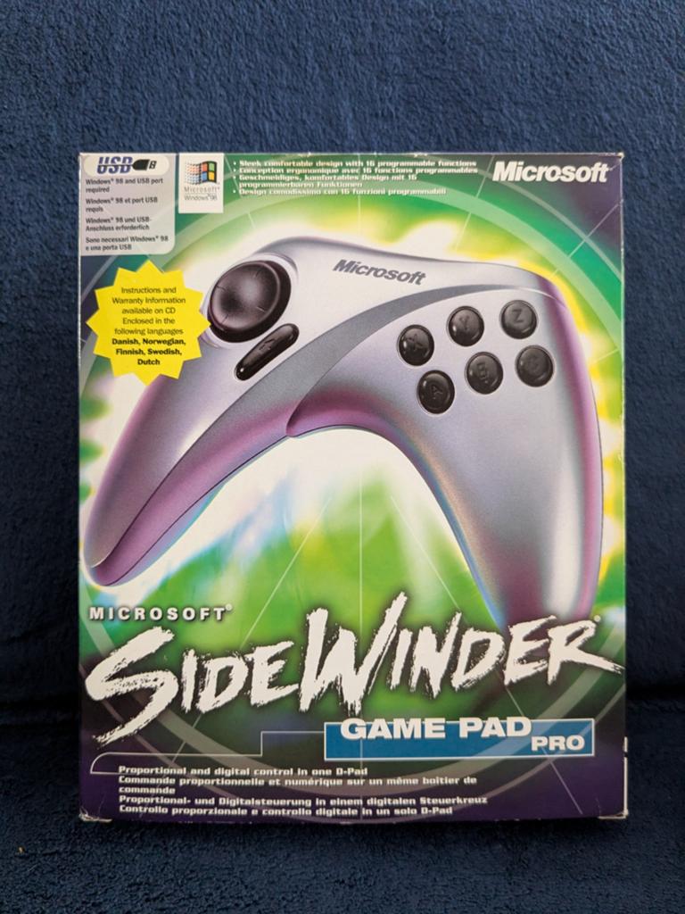 Microsoft Sidewinder Gamepad Pro zgan, Ophalen of Verzenden, Zo goed als nieuw