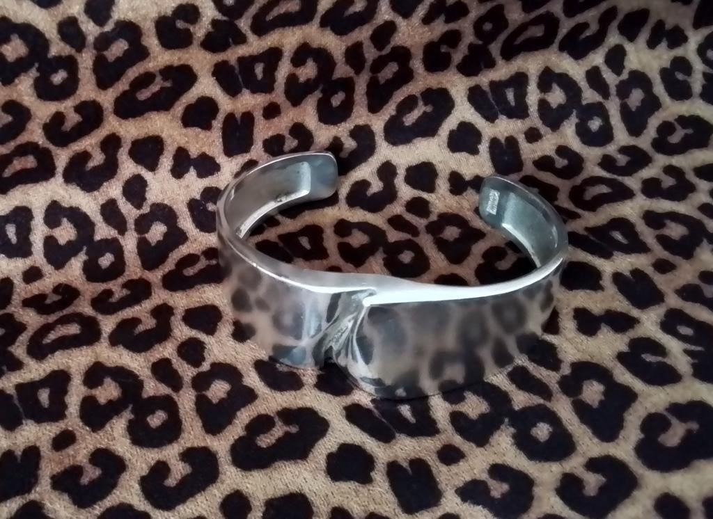 Lapponia Daria zilveren klemarmband cuff, Ophalen of Verzenden, Zo goed als nieuw, Zilver, Zilver