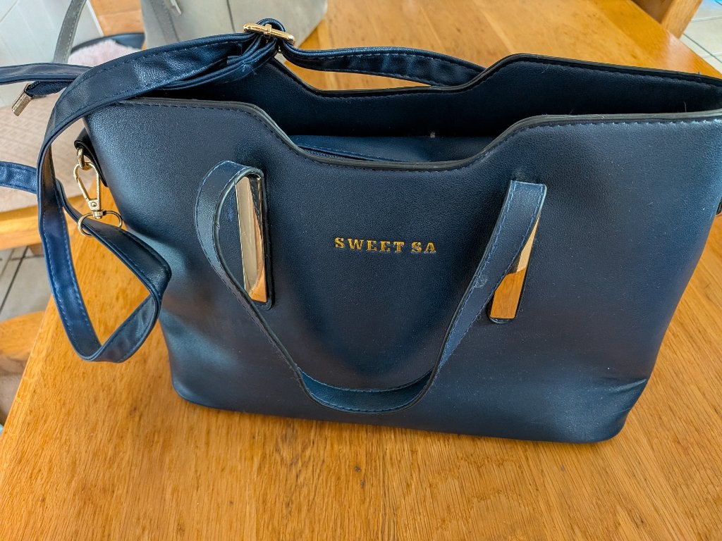 handtas donkerblauw, Ophalen of Verzenden, Nieuw, Blauw, Handtas