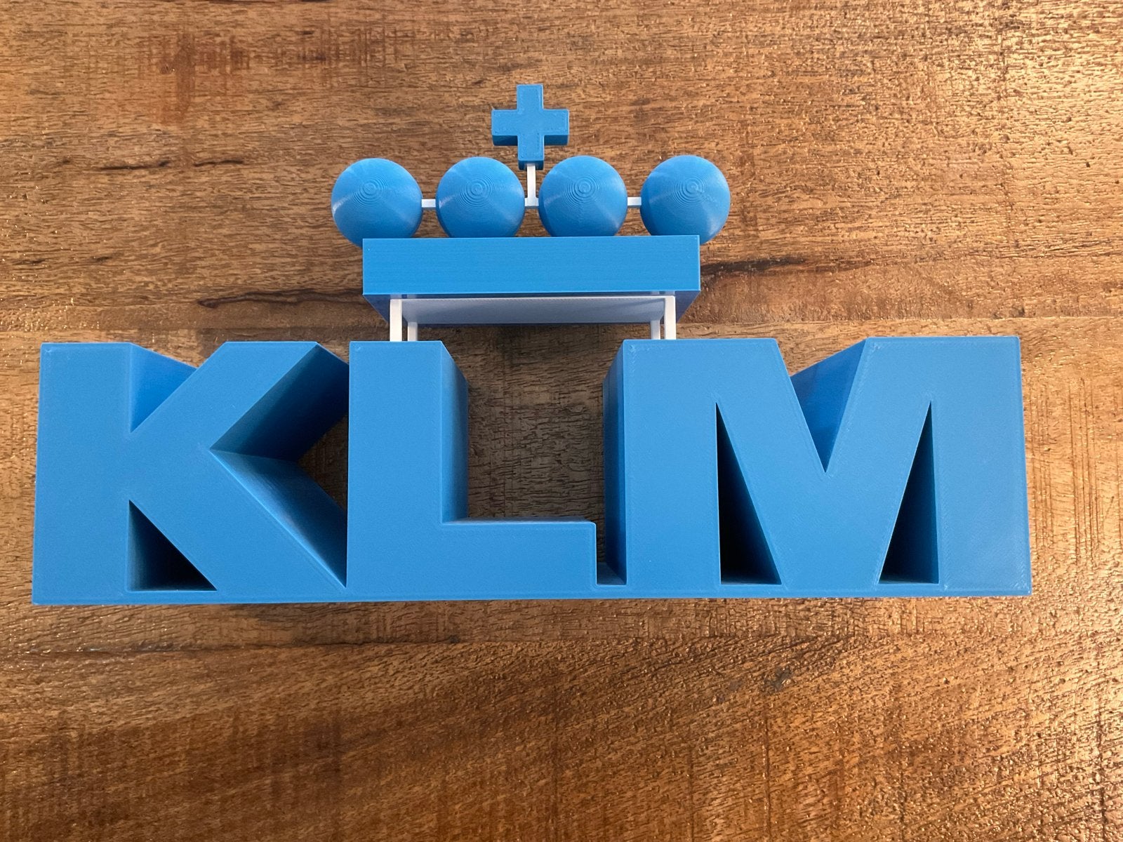 KLM logo 3D geprint - Uniek decoratiestuk, Verzamelen, KLM Huisjes, Ophalen, Nieuw