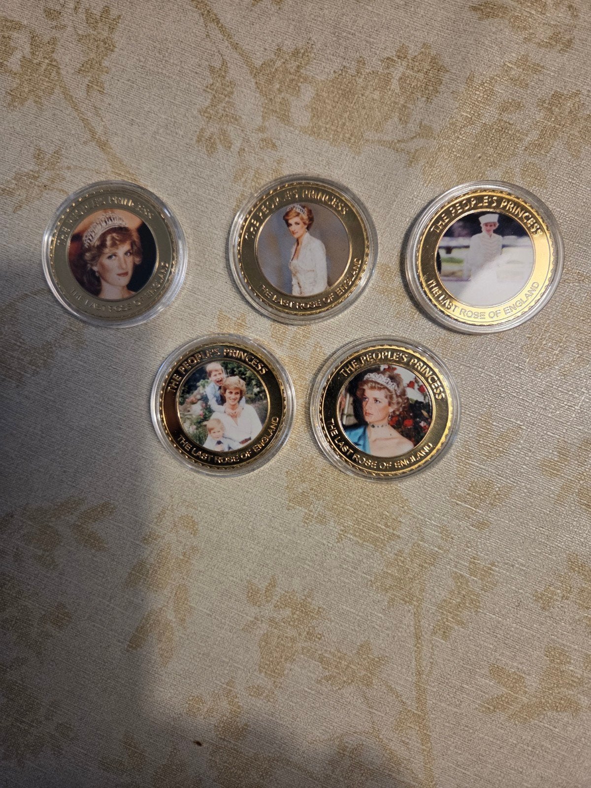 Diana, The People's Princess - Herdenkingsmunten set, Ophalen of Verzenden, Overige materialen