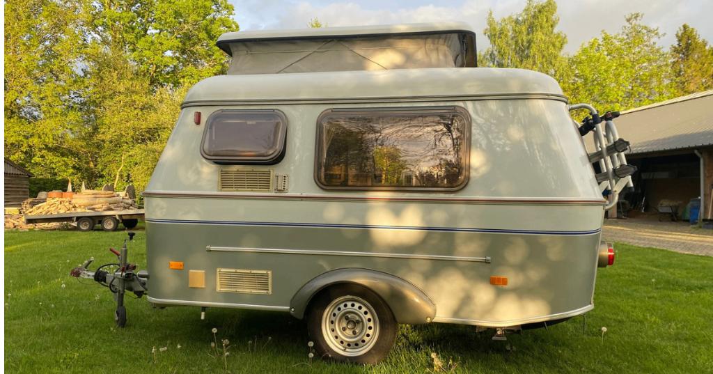 caravan Eriba Puck, Caravans en Kamperen, Caravans, Particulier, tot en met 2, tot 500 kg, Treinzit, Eriba, tot 4 meter, Fietsenrek