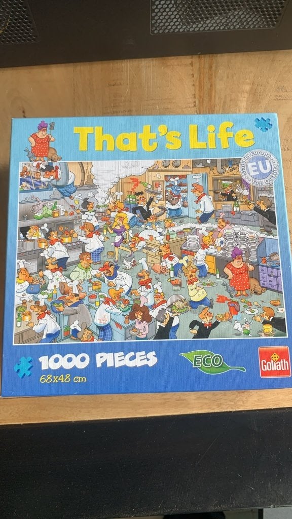 Goliath That's Life Puzzel 1000 Stukjes #71306 Cart  CS27246, Ophalen of Verzenden, 500 t/m 1500 stukjes, Zo goed als nieuw, Legpuzzel