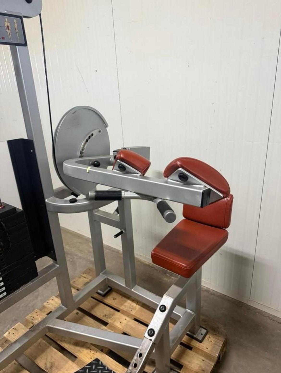 Life Fitness abdominal crunch / ab machine / abs / ab, Sport en Fitness, Ophalen, Benen, Gebruikt, -
