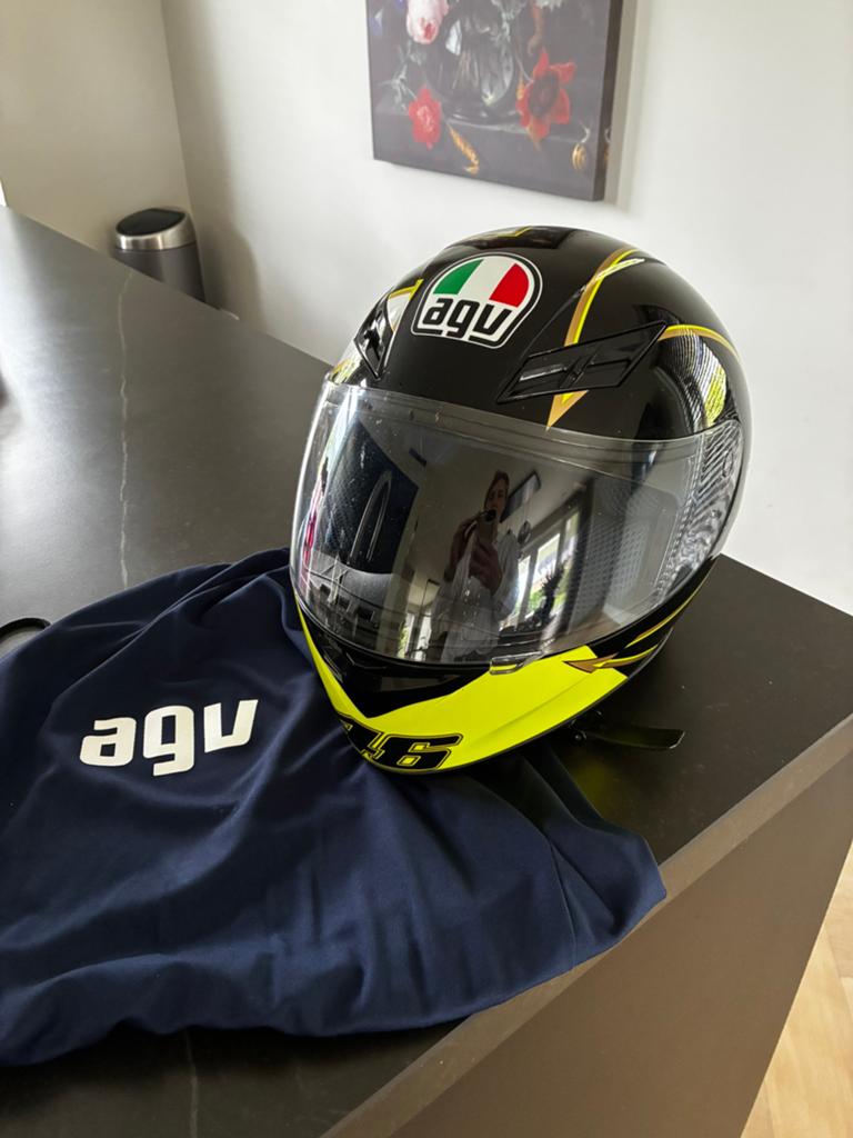 Motorhelm AGV, Motoren, Ophalen of Verzenden, Tweedehands, Integraalhelm, AGV