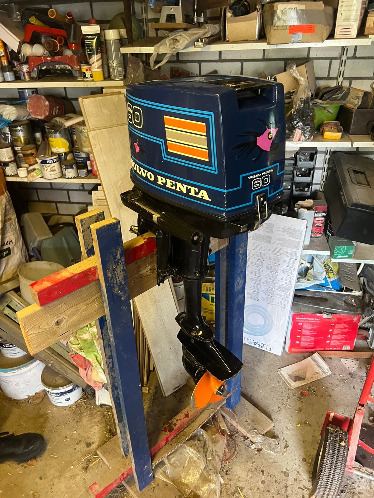 Volvo PENTA buitenboordmotor, Watersport en Boten, Ophalen, Gebruikt, Motor en Techniek