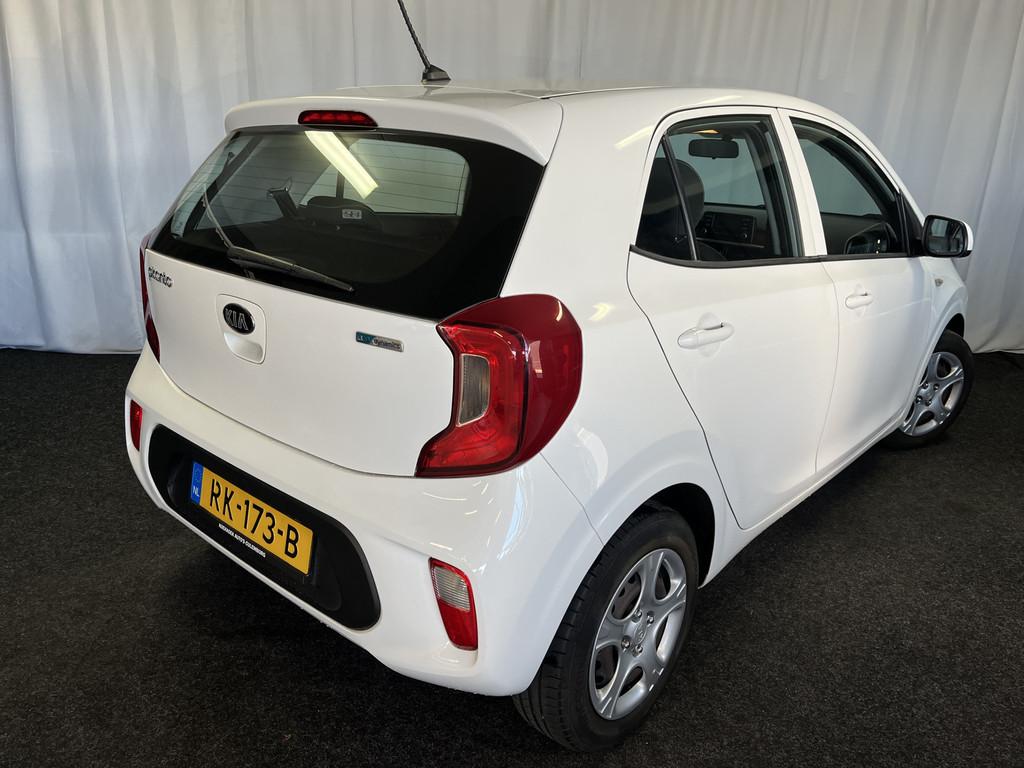 Kia Picanto 1.0 CVVT EconomyPlusLine AIRCO/BLUETOOTH/ELEK.RA, Voorwielaandrijving, Stof, Gebruikt, Met garantie (alle)