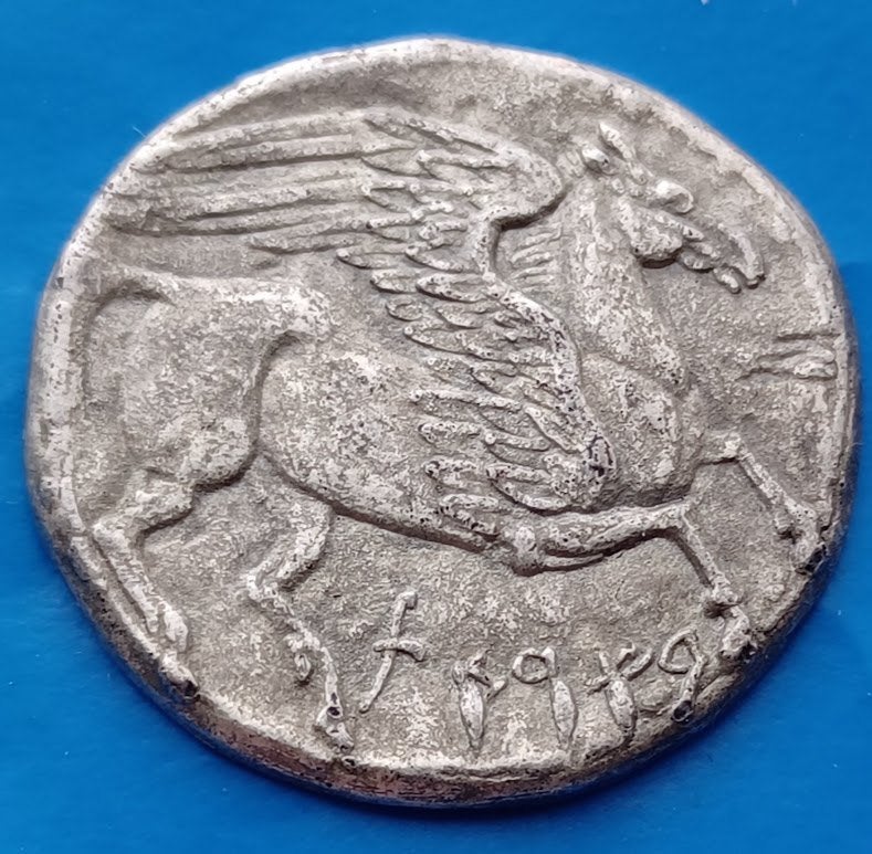 Penning BP - VIII Dekadrachme uit Karthago IIIe eeuw v.Chr, Verzenden, Overige materialen, Nederland