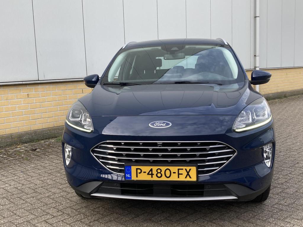 Ford Kuga 2.5 PHEV 225 pk Titanium Navigatie - Bliss Elektri, Auto's, Gebruikt, 4 cilinders, Blauw, Bedrijf