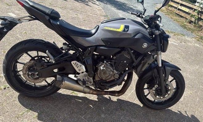 Yamaha MT 07, Ophalen, Gebruikt