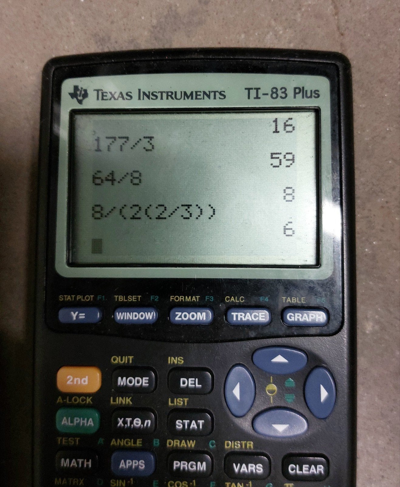 texas instruments ti-83 plus rekenmachine, Diversen, Ophalen of Verzenden, Zo goed als nieuw