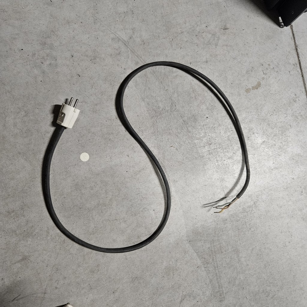 Brandvertragende aansluitsnoer met RA stekker 230 V  3x1,5, Doe-het-zelf en Verbouw, Elektra en Kabels, Niet ingevuld, Gebruikt
