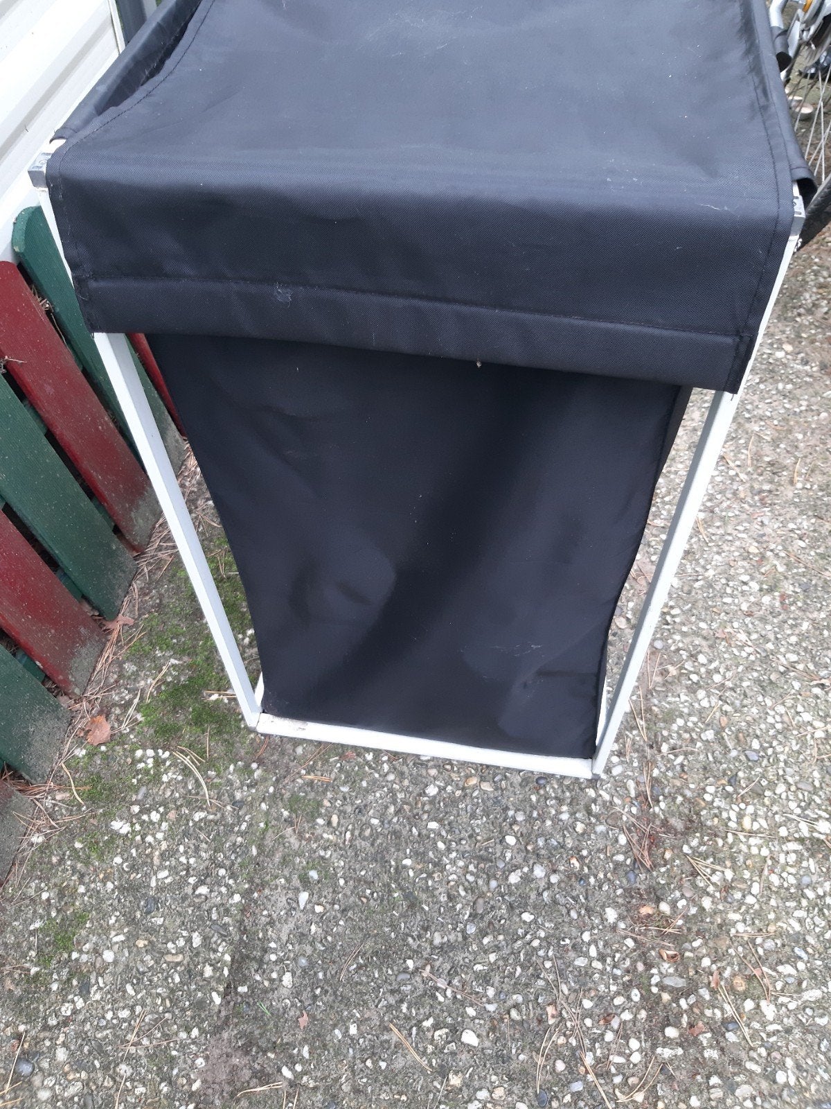 Opbergmand  Zwart met metalen frame, 50 – 75, Minder dan 50 cm, Minder dan 50 cm, Ophalen of Verzenden