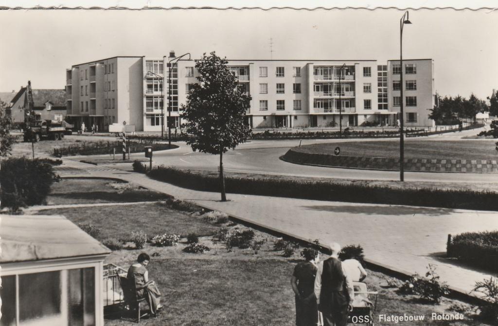 OSS Flatgebouw Rotonde, Verzenden, 1960 tot 1980, Ongelopen, Noord-Brabant