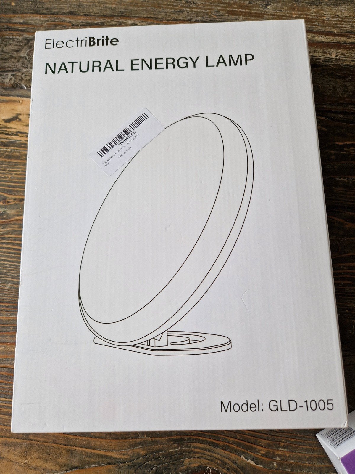 ElectriBrite Natural Energy Lamp GLD-1005, Ophalen of Verzenden, Nieuw, Wit, Overige merken
