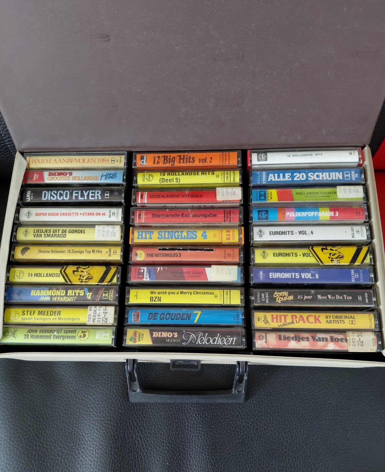 vintage,  casttebandjes,  disco  hits top 40, Ophalen of Verzenden, Gebruikt, 26 bandjes of meer