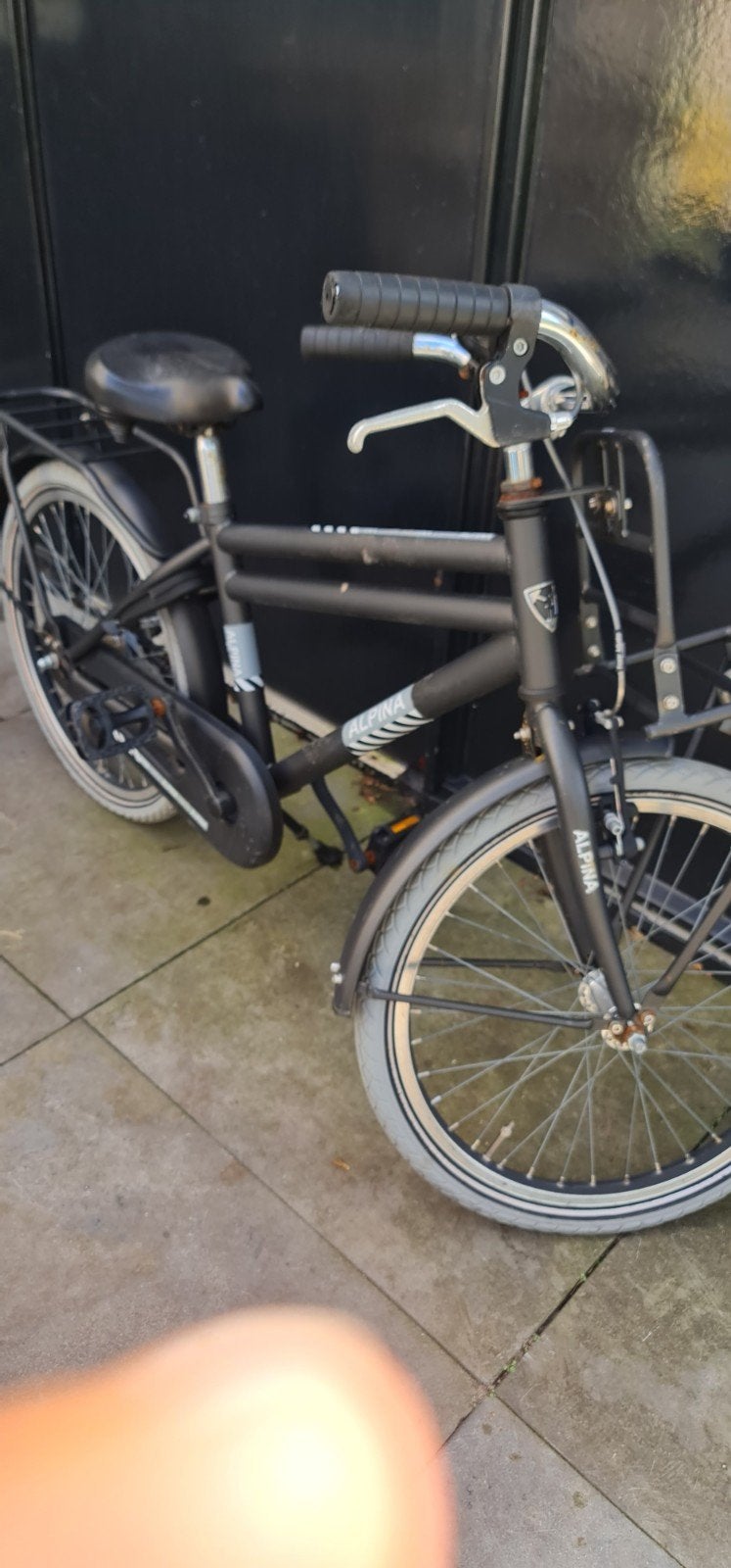 Alpina fiets 16inch - Zwart - Gebruikt, Fietsen en Brommers, Overige merken, Gebruikt, Velgrem, Ophalen of Verzenden