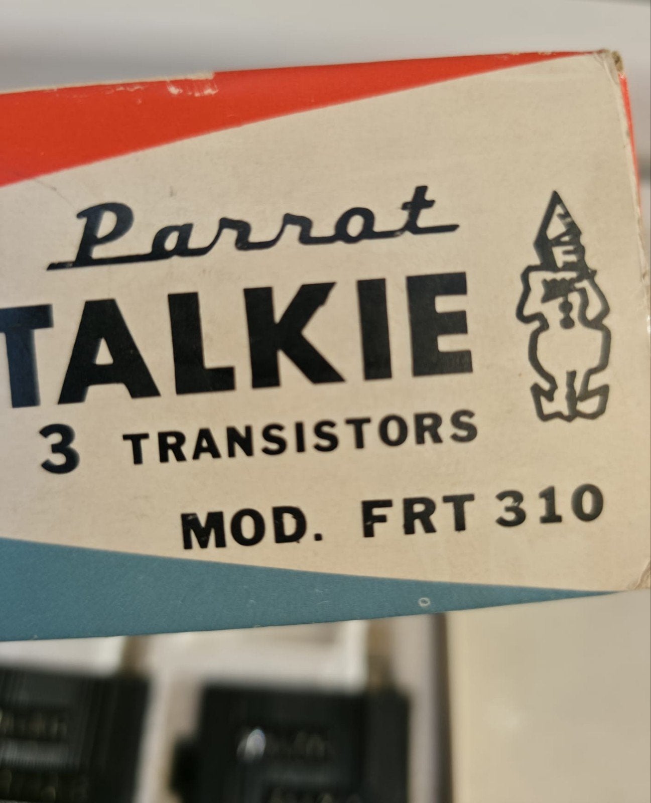 Vintage Parrot Walkie-Talkie Set - Model FRT 310 (3 Transist, Ophalen of Verzenden