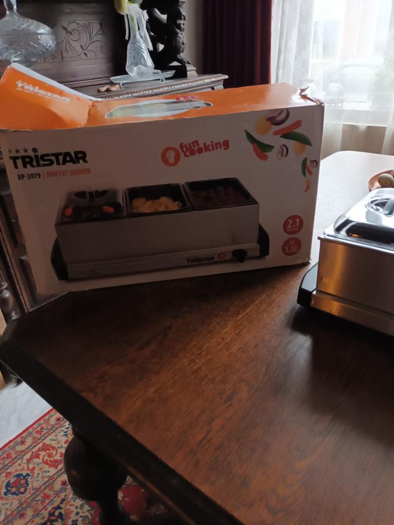 Nieuwe Tristar Buffetwarmer - Houd uw gerechten warm!, Ophalen of Verzenden, Nieuw