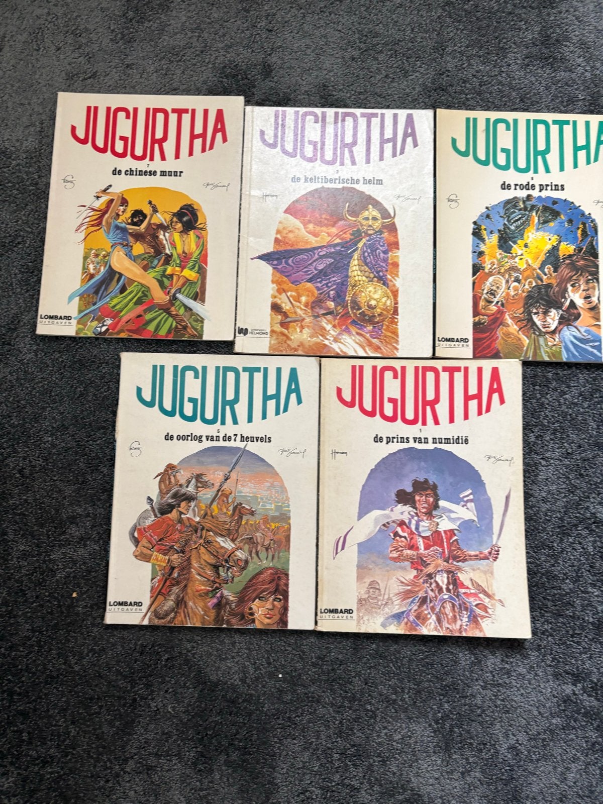 Jugurtha stripboeken - 5 delen, Ophalen of Verzenden