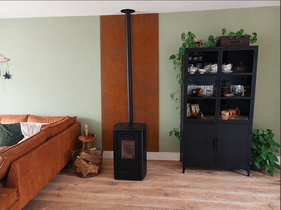 Artel Julia Next 7kW pelletkachel met rookgasafvoer, Ophalen, Gebruikt, Overige brandstoffen, Pelletkachel