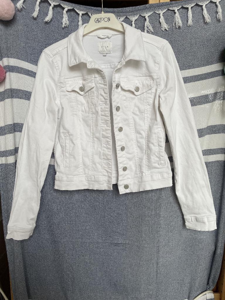 Wit spijkerjasje -  Vila clothes, Wit, Vila, Ophalen of Verzenden, Maat 34 (XS) of kleiner