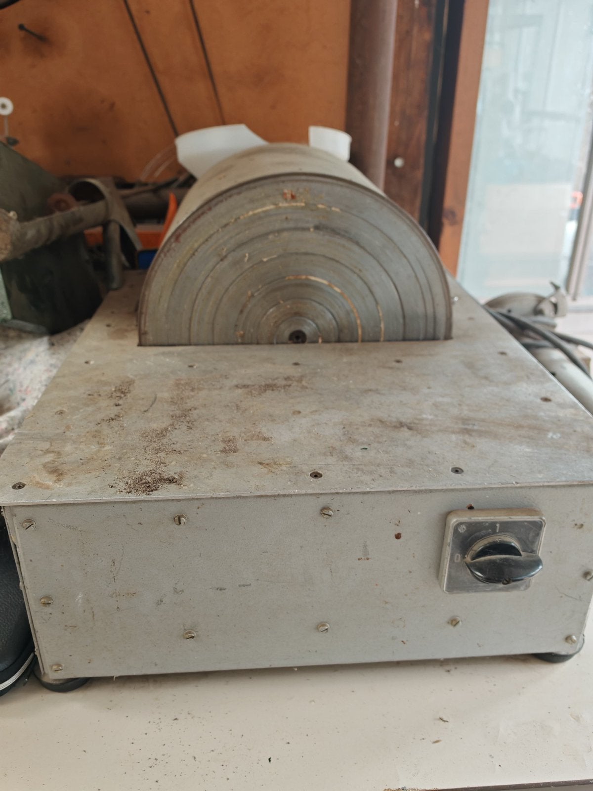 Kolom slijpmachine en cylinderschuurmachine, Ophalen, Gebruikt, ., .