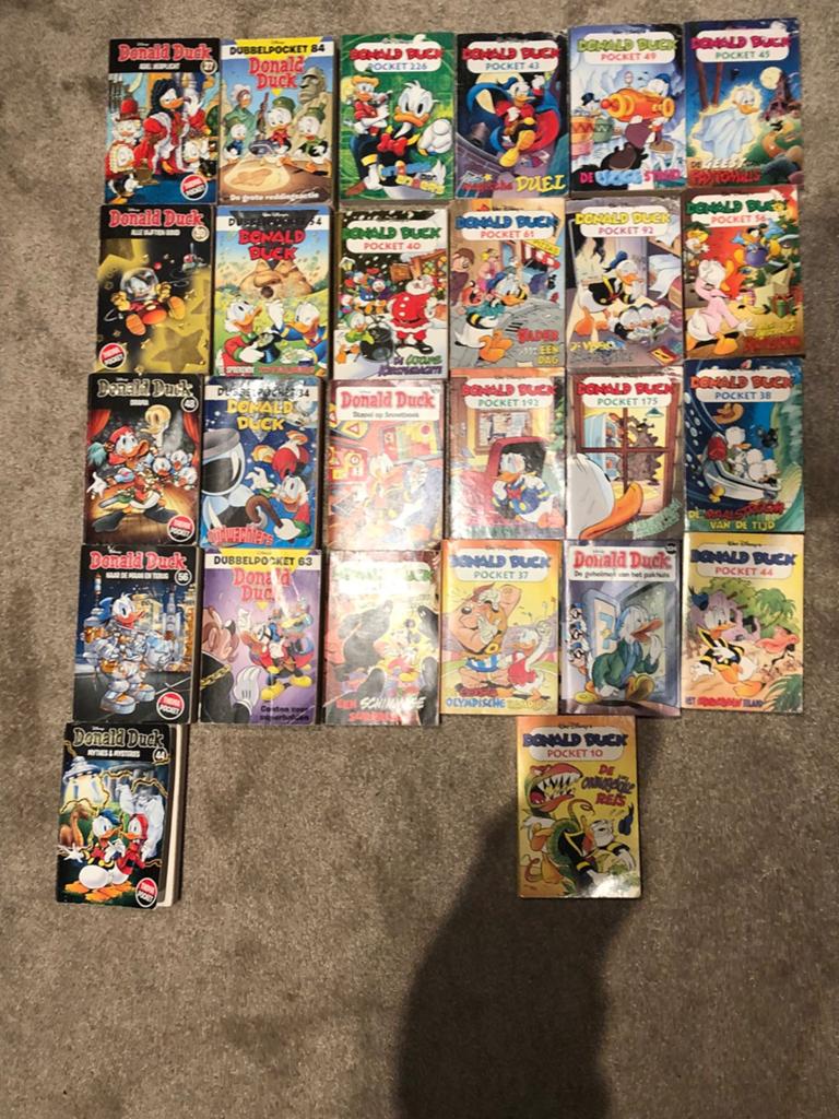 Grote collectie Donald Duck pockets en dubbelpockets, Meerdere stripboeken, Ophalen of Verzenden, Gelezen