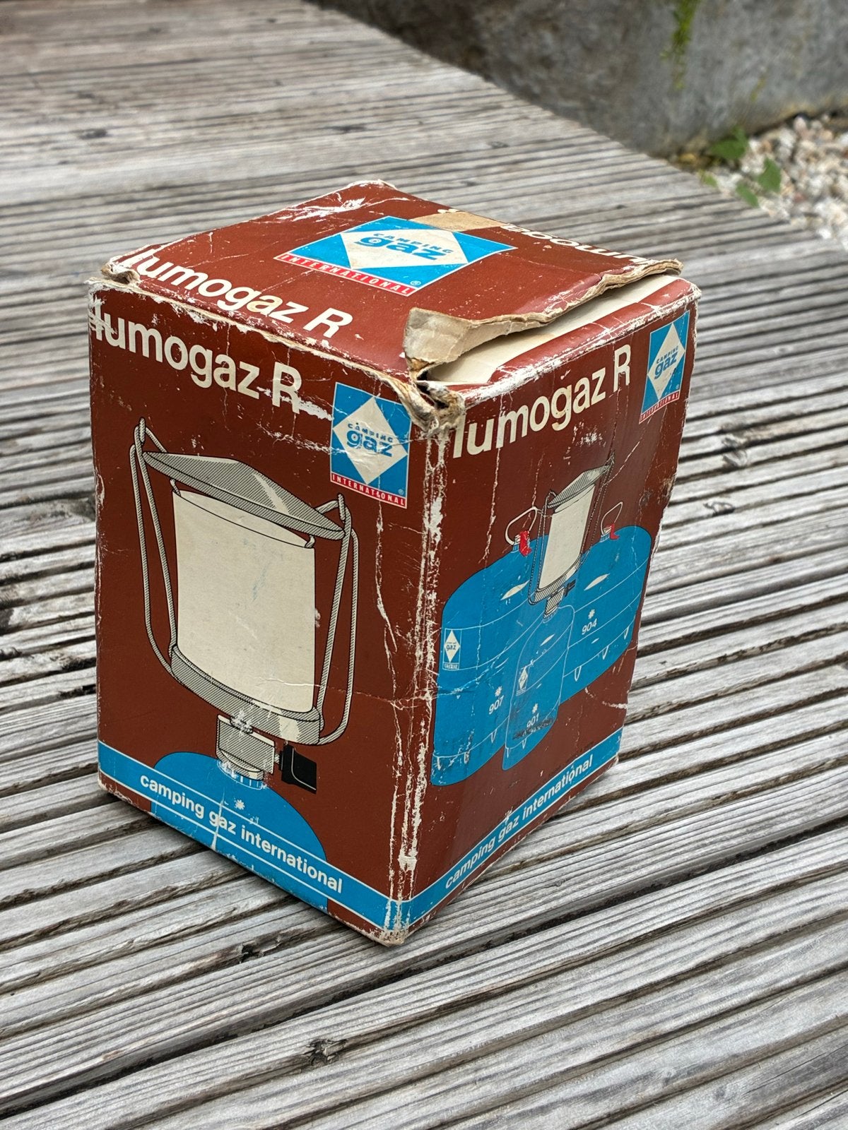 Vintage Camping Gaz International Lumogaz R lantaarn, Ophalen of Verzenden, Zo goed als nieuw