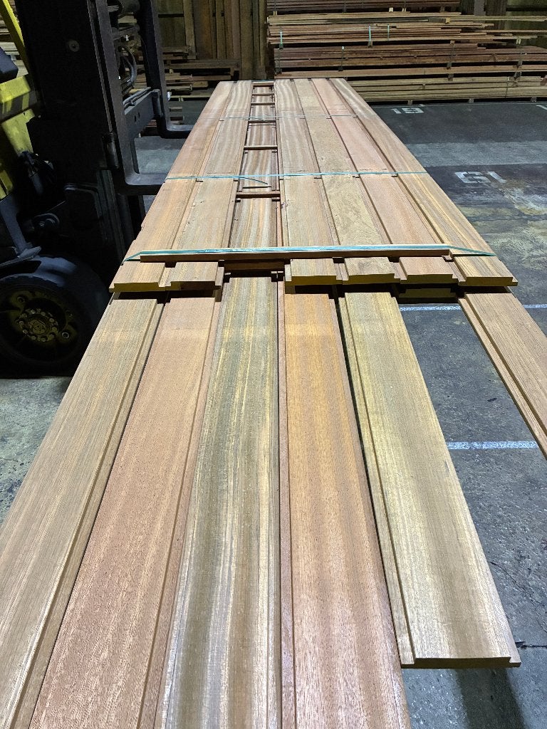 Vlonderplanken-planken-Schutting-Hardhout/Jatoba-25x140mm, Tuin en Terras, Ophalen, Nieuw, Hout