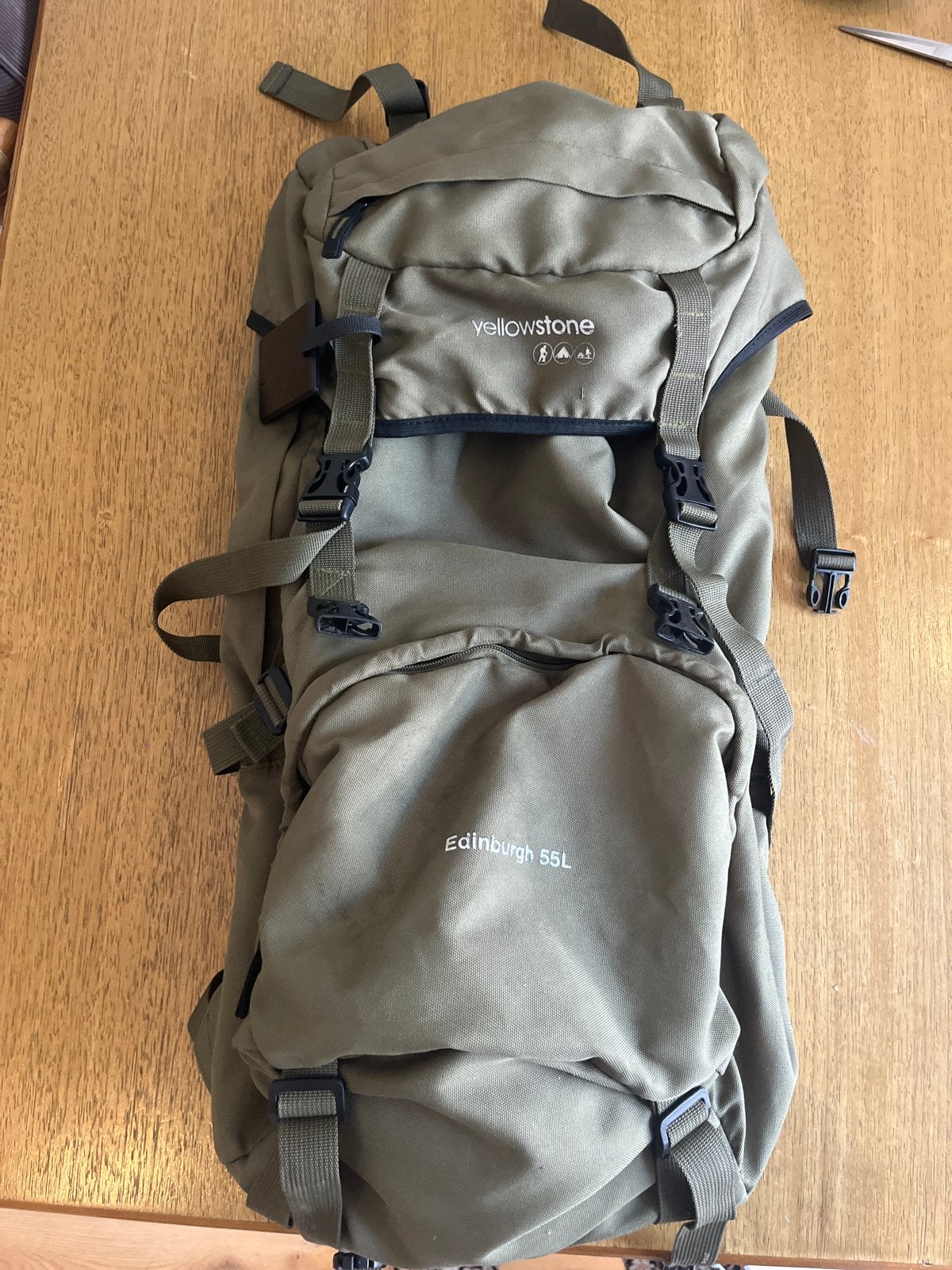 Yellowstone Edinburgh 55L Backpack - Ideaal voor Trekking, Sieraden, Tassen en Uiterlijk, Tassen | Rugtassen, Overige merken, Gebruikt