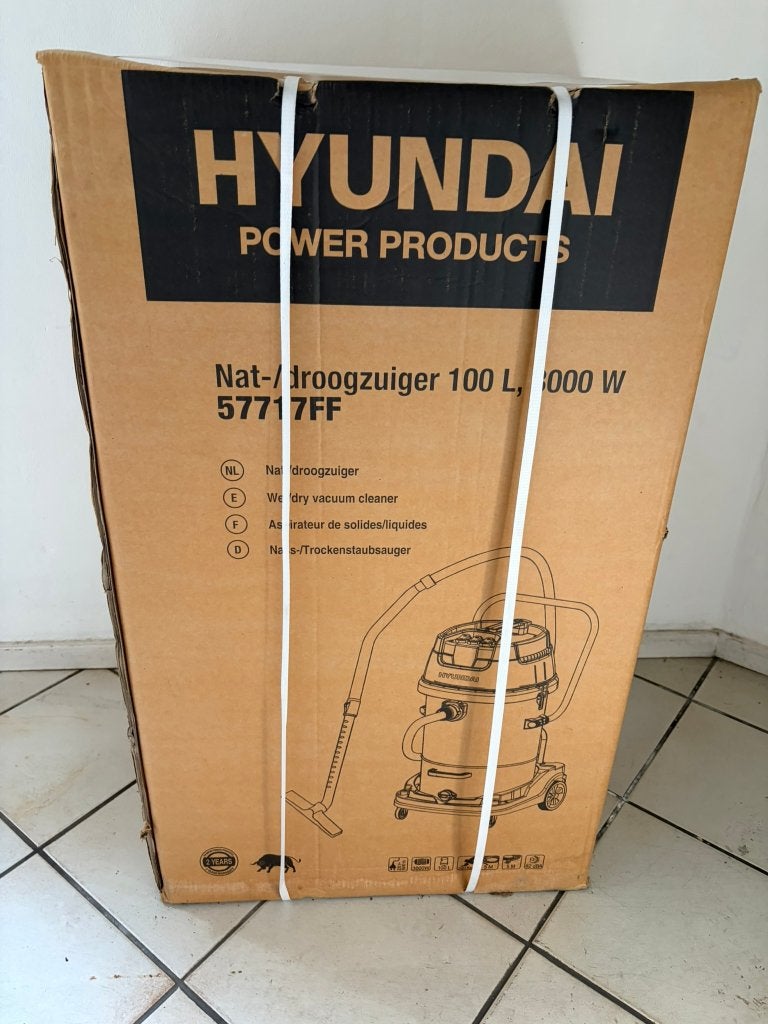Hyundai 57717FF - Nat droog stofzuiger, Ophalen, Overige merken, Nieuw, 2000 watt of meer