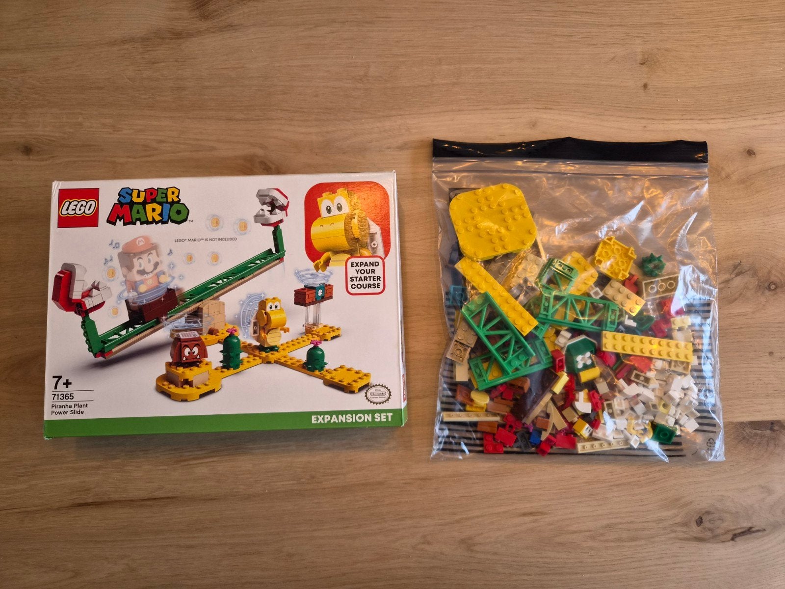 LEGO Super Mario Piranha Plant Power Slide Uitbreidingsset, Gebruikt, Compleet, Lego, Ophalen of Verzenden
