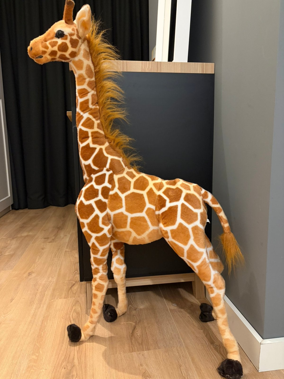 Grote Giraffe voor kids kamer, Ophalen, Zo goed als nieuw, Paard, Beeldje of Figuurtje