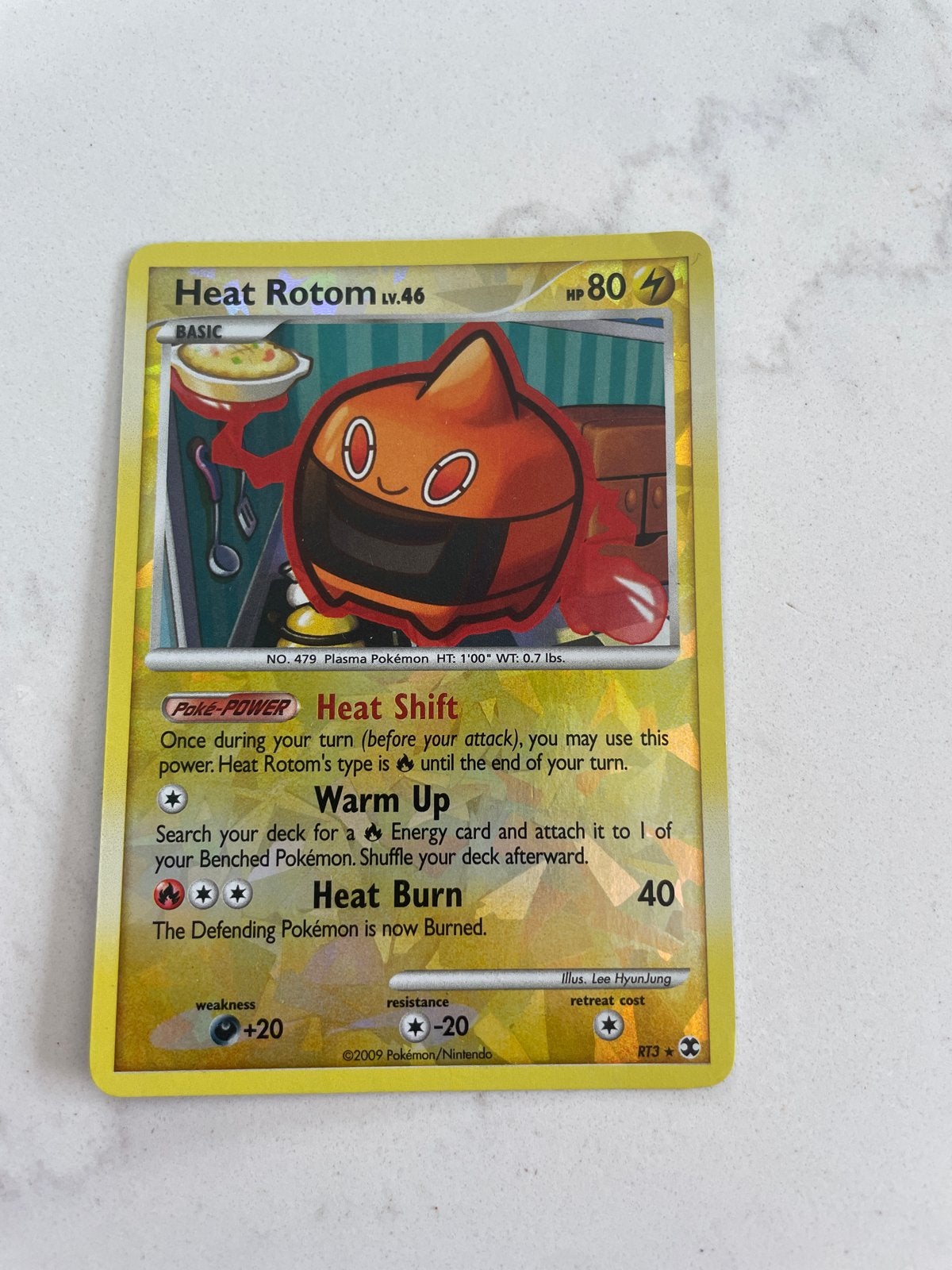 Heat Rotom Lv.46 Pokémon Kaart - Plasma Pokémon, Ophalen, Gebruikt, Losse kaart