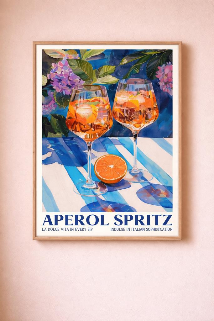 Nieuwe poster 50x70 aperol spritz!, Nieuw, Ophalen of Verzenden, Overige typen, Botanisch