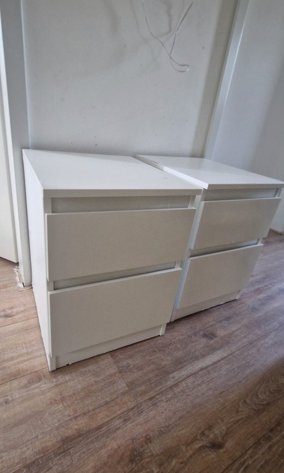 2 ikea nachtkasten, Huis en Inrichting, Ophalen, 1 of 2 laden, 50 tot 100 cm, Zo goed als nieuw