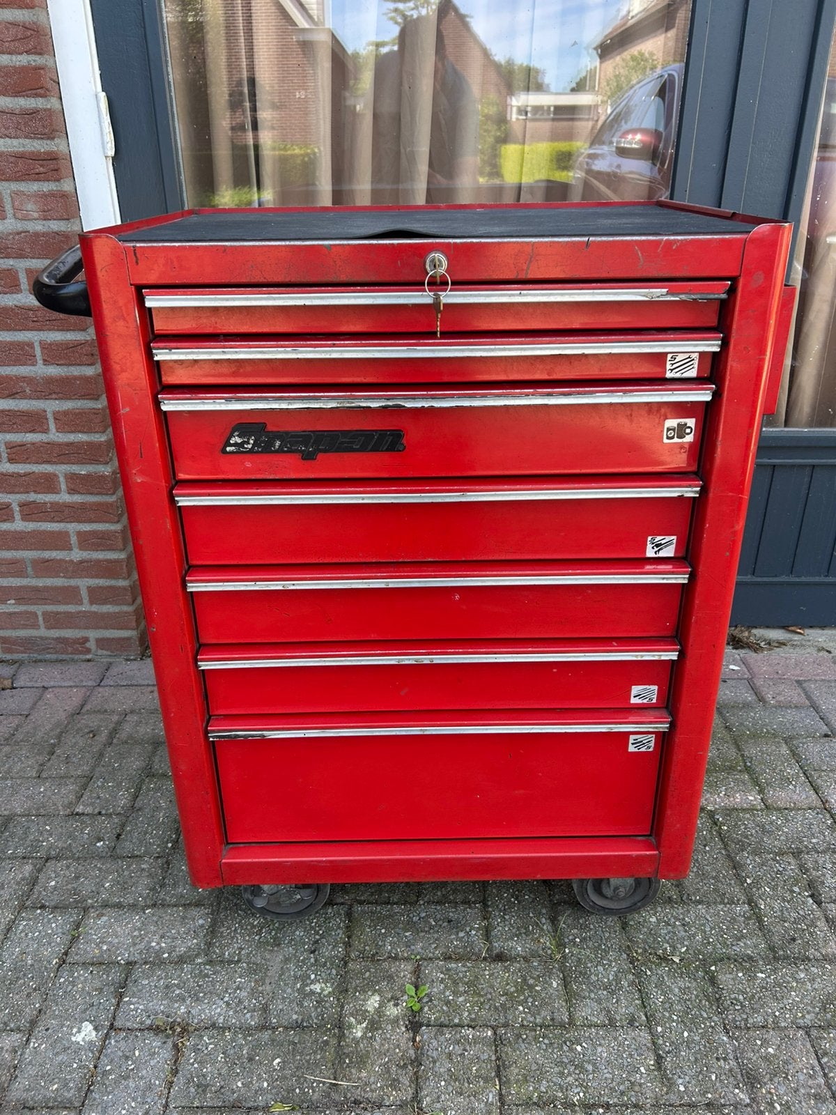 Snap-on Gereedschapskar gevuld, Ophalen, Gebruikt, ., Snap-on