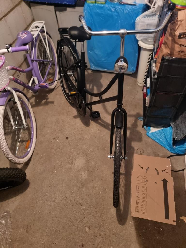 Nieuwe zwarte fiets, Fietsen en Brommers, Fietsen | Dames | Damesfietsen, 53 tot 56 cm, Ophalen of Verzenden, Nieuw, Overige merken